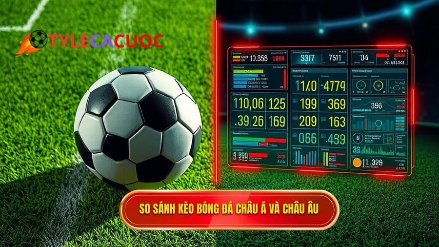 So sánh kèo bóng đá châu Á và châu Âu: Những điểm khác biệt cốt lõi
