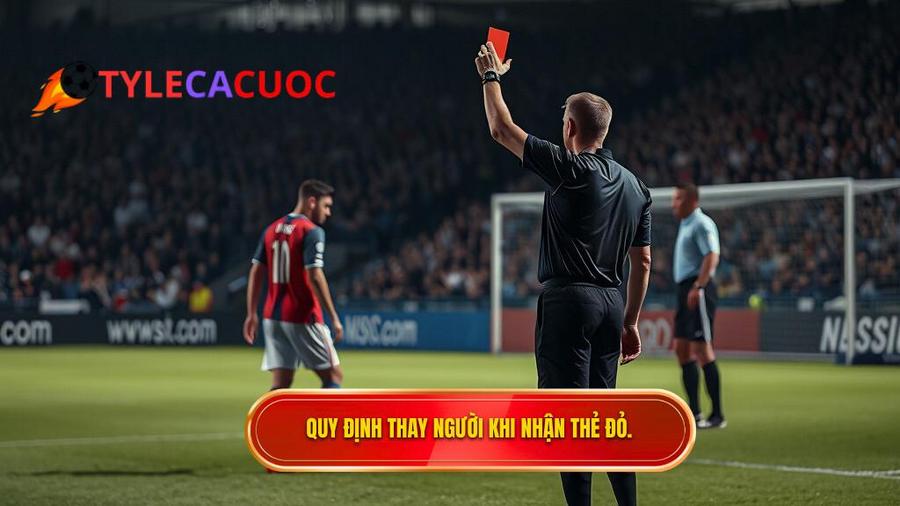 1. Quy định cơ bản: Thẻ đỏ có được thay người không?