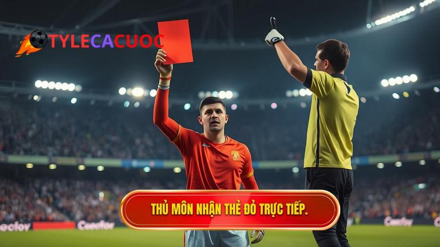 1. Tại sao thủ môn lại bị nhận thẻ đỏ?